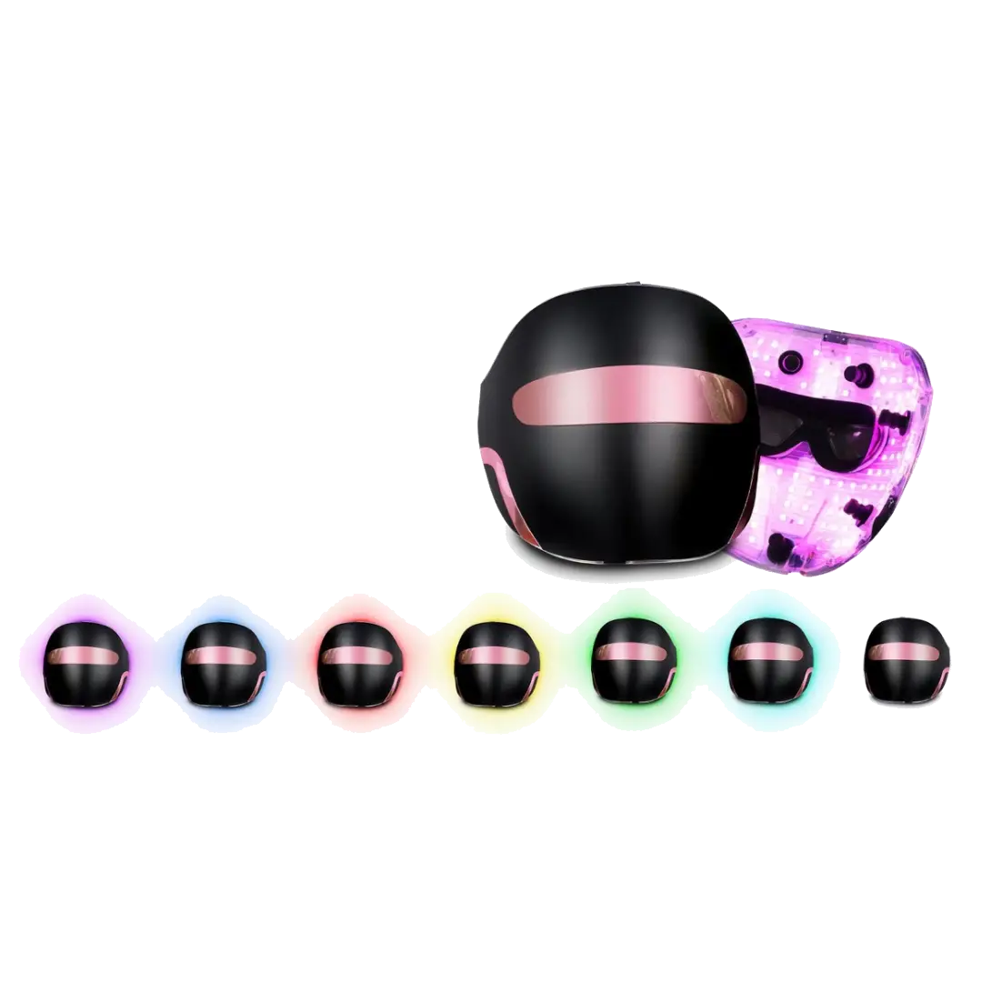 LED-Therapie-Maske Außenansicht
