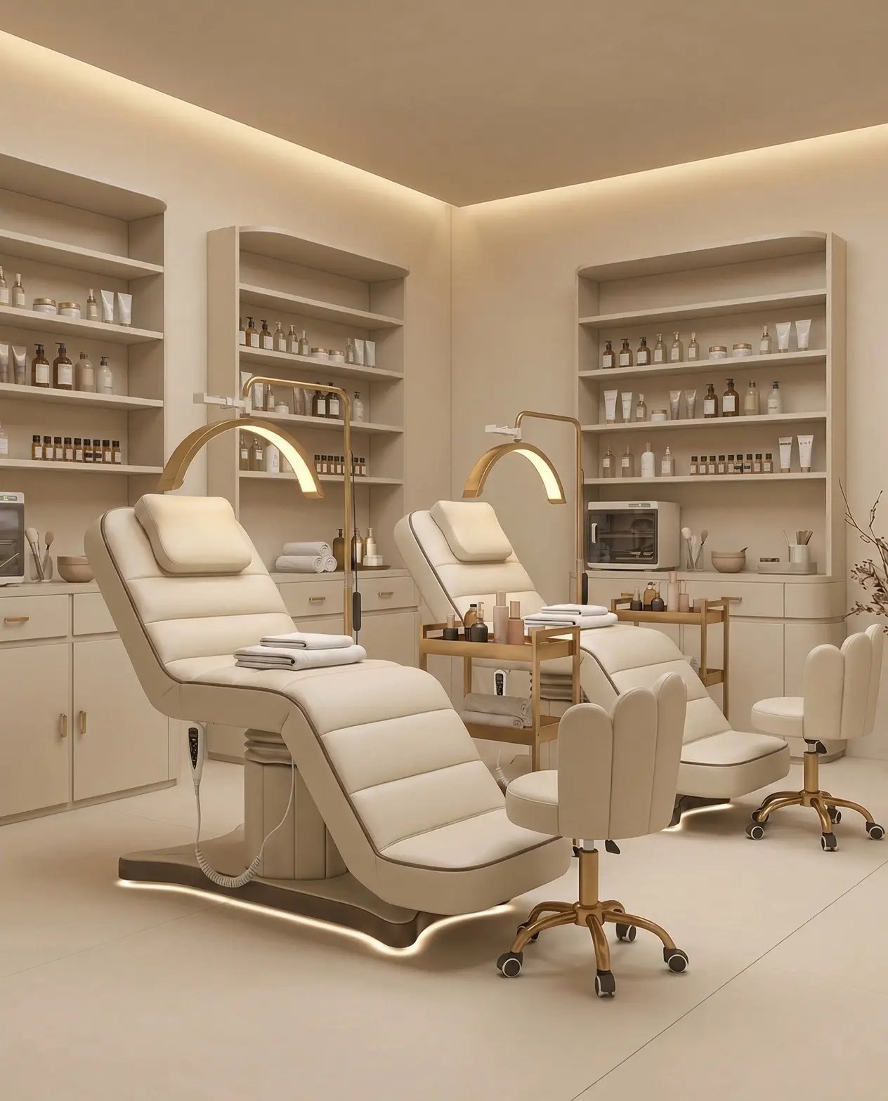 AURELI Studio-Konzept 5 – modernes Salon-Interieur